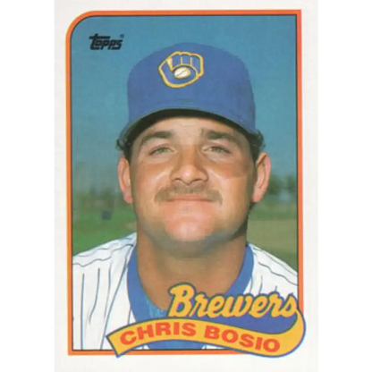 1989 Topps #311 Chris Bosio NM-MT Milwaukee Brewers Baseball Card