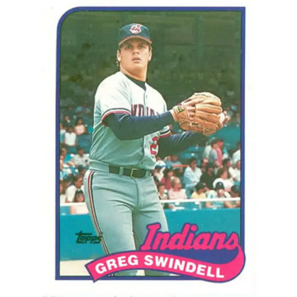 1989 Topps #315 Greg Swindell NM-MT Cleveland Indians Baseball Card