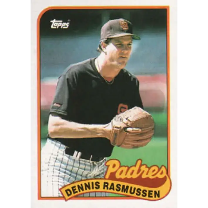 1989 Topps #32 Dennis Rasmussen NM-MT San Diego Padres Baseball Card - Baseball Card Single