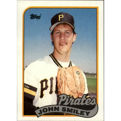 1989 Topps #322 John Smiley NM-MT Pittsburgh Pirates Baseball Card