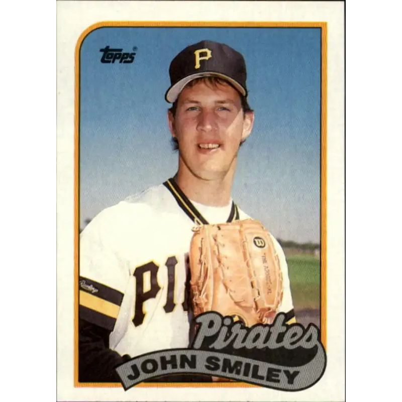1989 Topps #322 John Smiley NM-MT Pittsburgh Pirates Baseball Card - Baseball Card Single