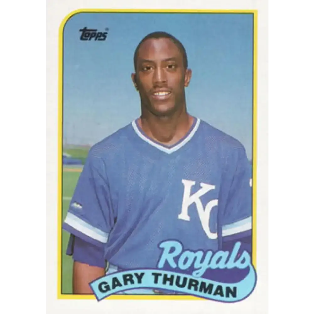 1989 Topps #323 Gary Thurman NM-MT Kansas City Royals Baseball Card