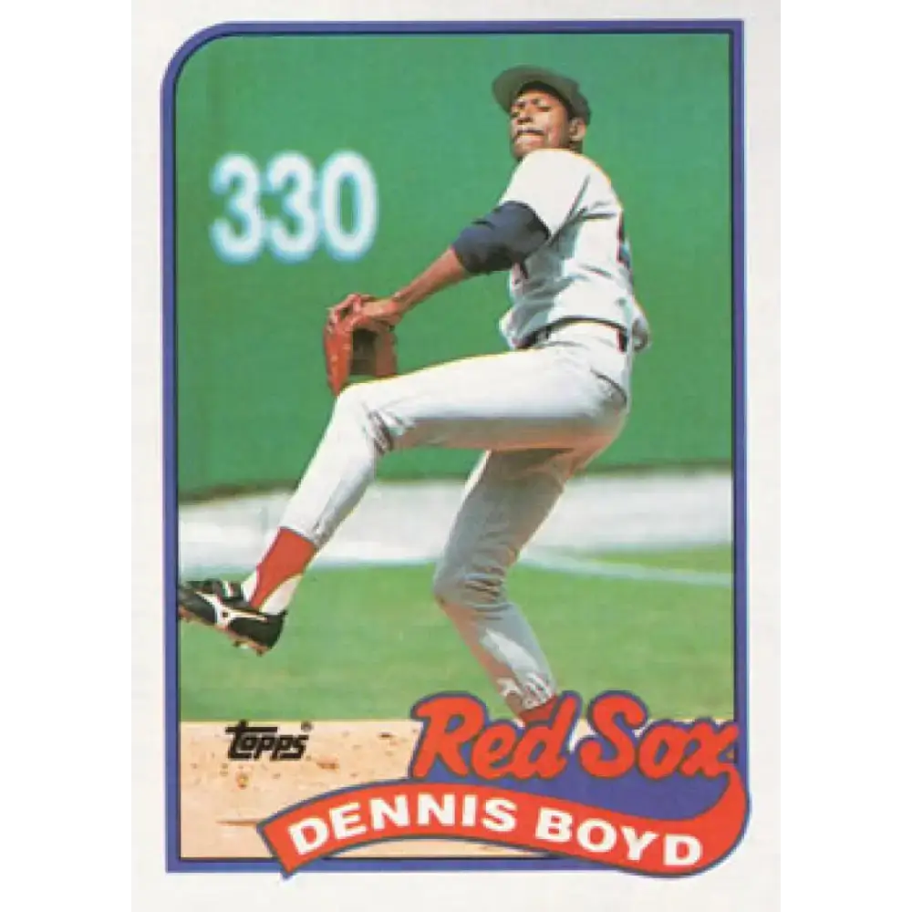 1989 Topps #326 Oil Can Boyd NM-MT Boston Red Sox Baseball Card - Baseball Card Single