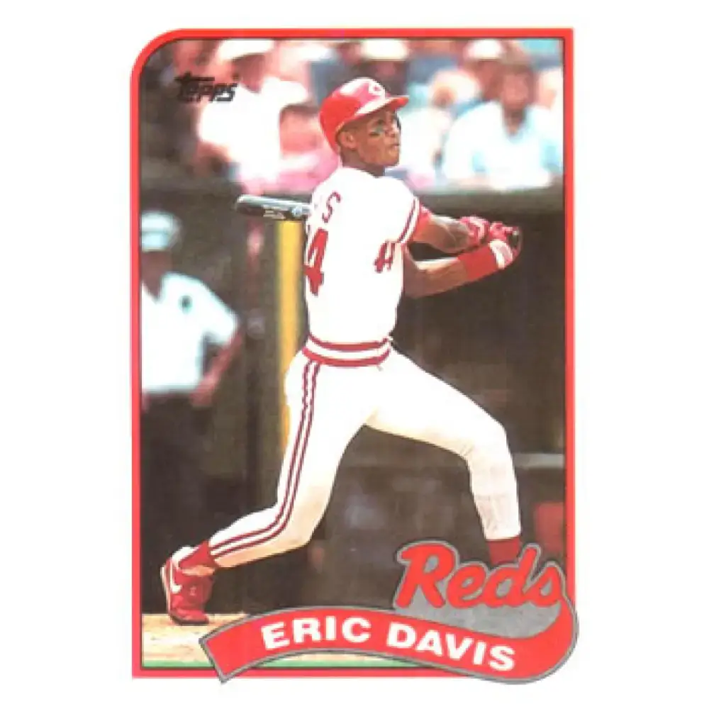 1989 Topps #330 Eric Davis NM-MT Cincinnati Reds Baseball Card - Baseball Card Single