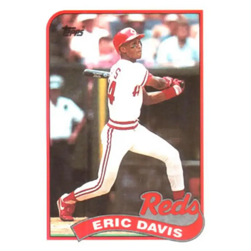 1989 Topps #330 Eric Davis NM-MT Cincinnati Reds Baseball Card - Baseball Card Single
