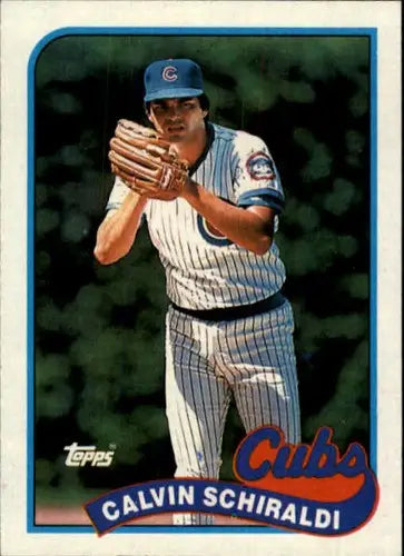1989 Topps #337 Calvin Schiraldi NM-MT Cubs - Baseball Card Single