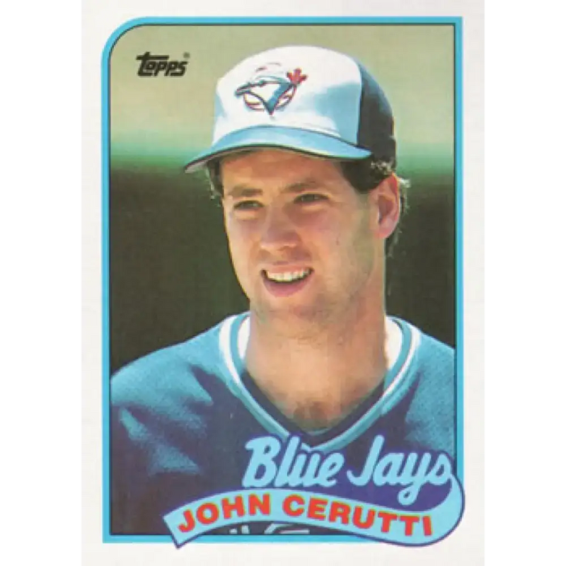 1989 Topps #347 John Cerutti NM-MT Toronto Blue Jays Baseball Card - Baseball Card Single