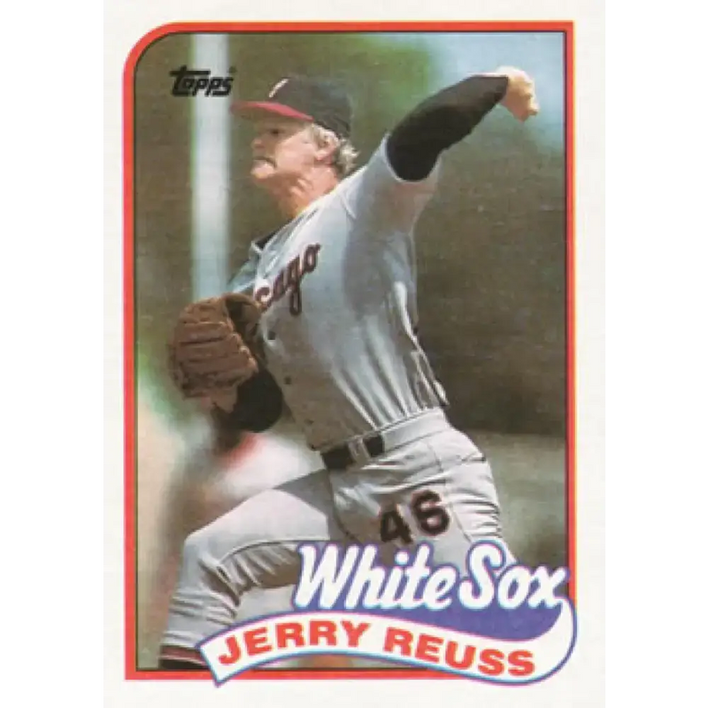 1989 Topps #357 Jerry Reuss NM-MT Chicago White Sox Baseball Card - Baseball Card Single