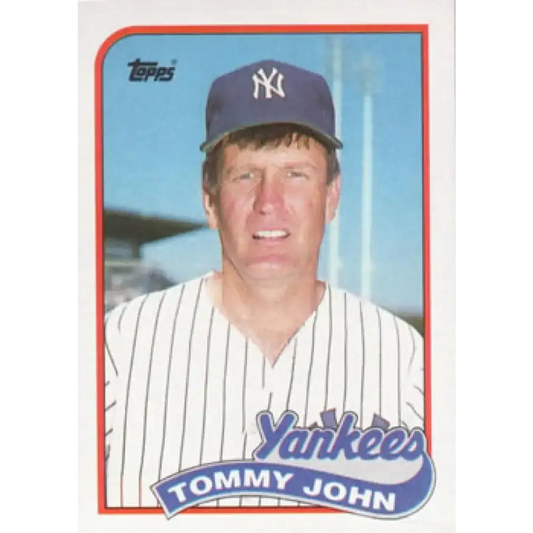 1989 Topps #359 Tommy John NM-MT New York Yankees Baseball Card - Baseball Card Single