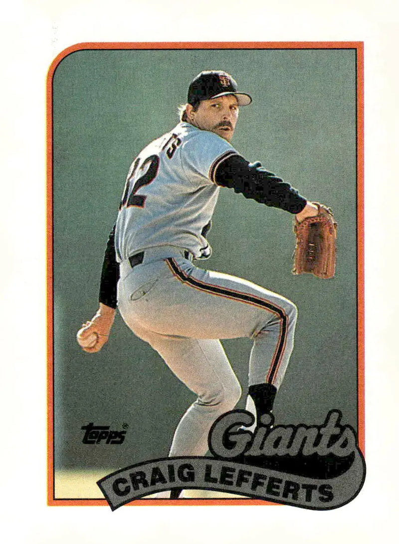 1989 Topps #372 Craig Lefferts - Baseball Card Single