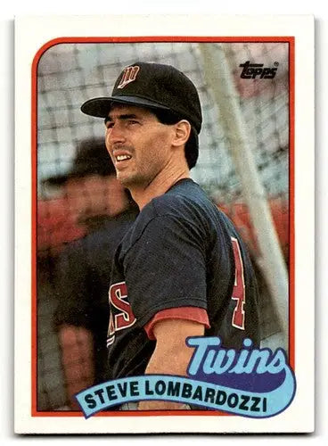 Steve Lombardozzi Minnesota Twins baseball card from 1989 Topps #376 NM