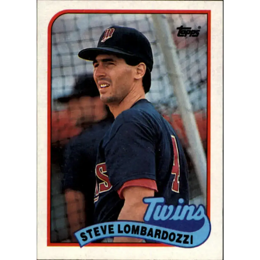 1989 Topps #376 Steve Lombardozzi NM-MT Minnesota Twins Baseball Card