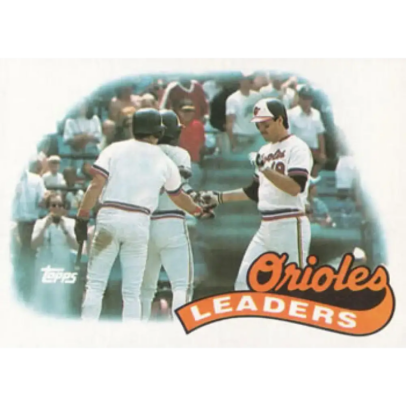 1989 Topps #381 Larry Sheets Baltimore Orioles TL NM-MT Baltimore Orioles Baseball Card - Baseball Card Single