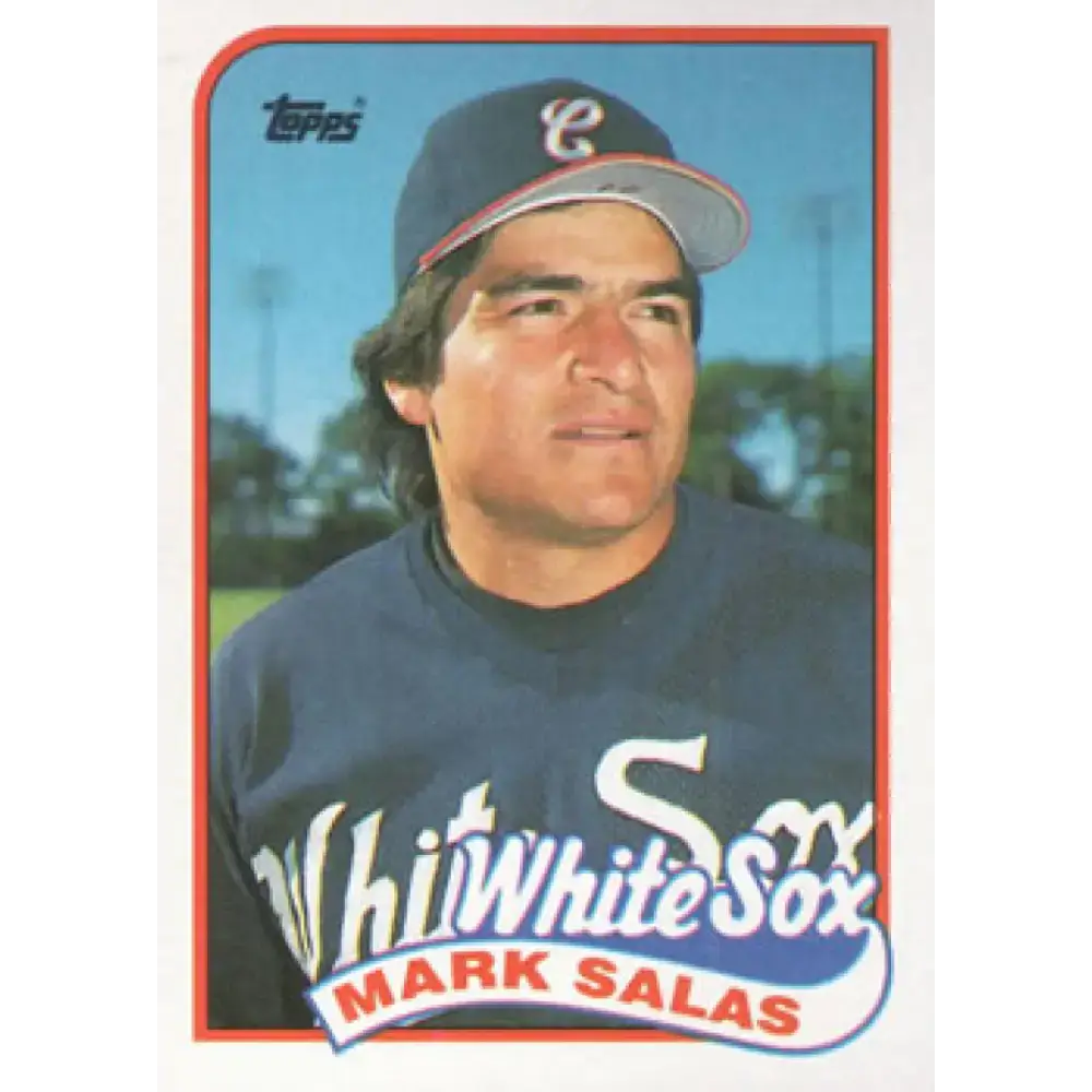 1989 Topps #384 Mark Salas NM-MT Chicago White Sox Baseball Card - Baseball Card Single