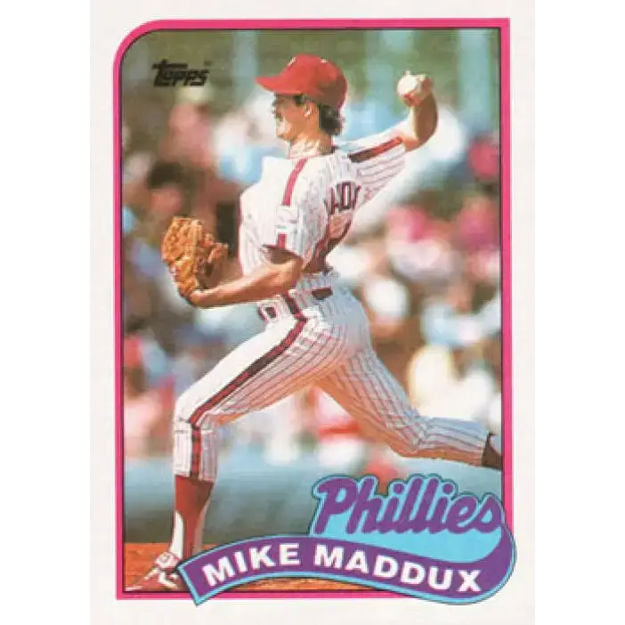 1989 Topps #39 Mike Maddux NM-MT Philadelphia Phillies Baseball Card - Baseball Card Single