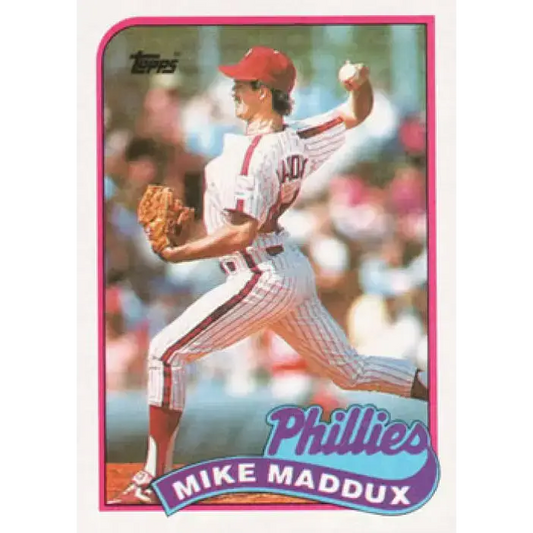 1989 Topps #39 Mike Maddux NM-MT Philadelphia Phillies Baseball Card - Baseball Card Single