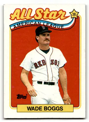 1989 Topps #399 Wade Boggs NM Near Mint Red Sox AS ID:58439 - Baseball Card Single
