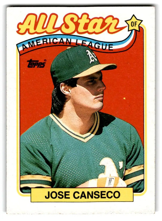 1989 Topps #401 Jose Canseco - Baseball Card Single