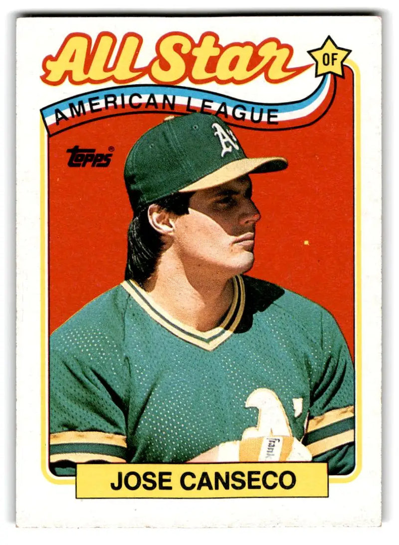 1989 Topps #401 Jose Canseco - Baseball Card Single