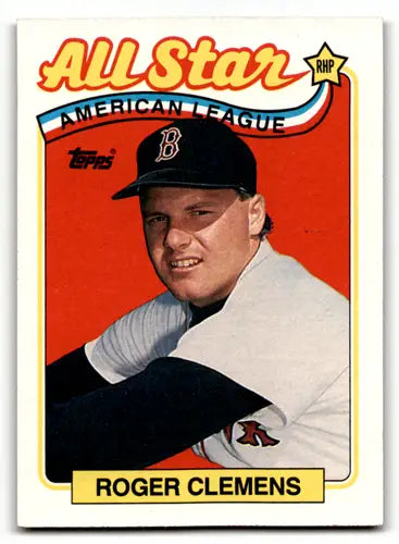 1989 Topps #405 Roger Clemens NM Near Mint Red Sox AS ID:58440 - Baseball Card Single