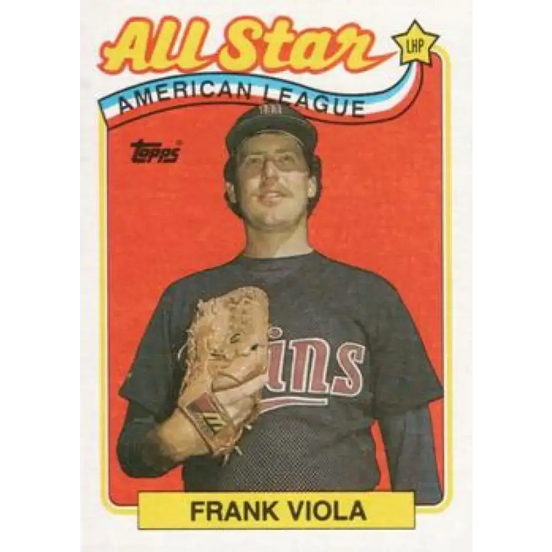 1989 Topps #406 Frank Viola AS NM-MT Minnesota Twins Baseball Card - Baseball Card Single