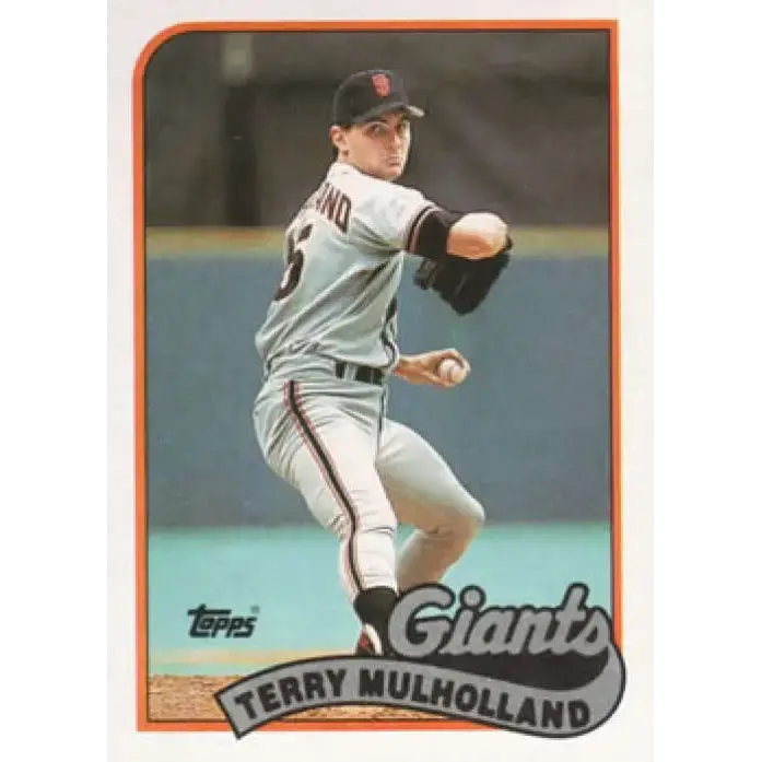 1989 Topps #41 Terry Mulholland NM-MT San Francisco Giants Baseball Card - Baseball Card Single