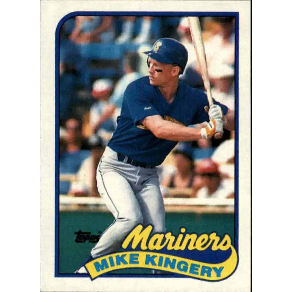 1989 Topps #413 Mike Kingery NM-MT Seattle Mariners Baseball Card - Baseball Card Single