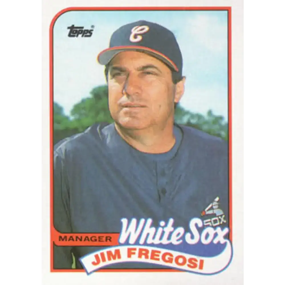 1989 Topps #414 Jim Fregosi MG NM-MT Chicago White Sox Baseball Card - Baseball Card Single