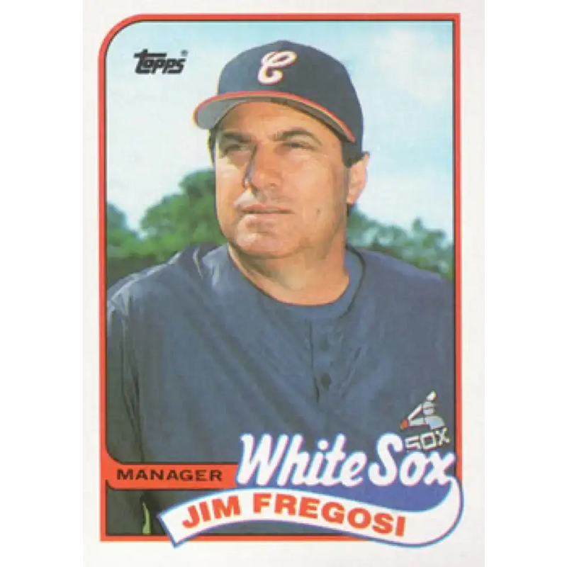 1989 Topps #414 Jim Fregosi MG NM-MT Chicago White Sox Baseball Card - Baseball Card Single
