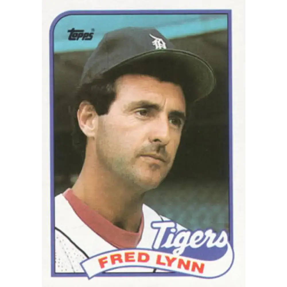 1989 Topps #416 Fred Lynn NM-MT Detroit Tigers Baseball Card - Baseball Card Single