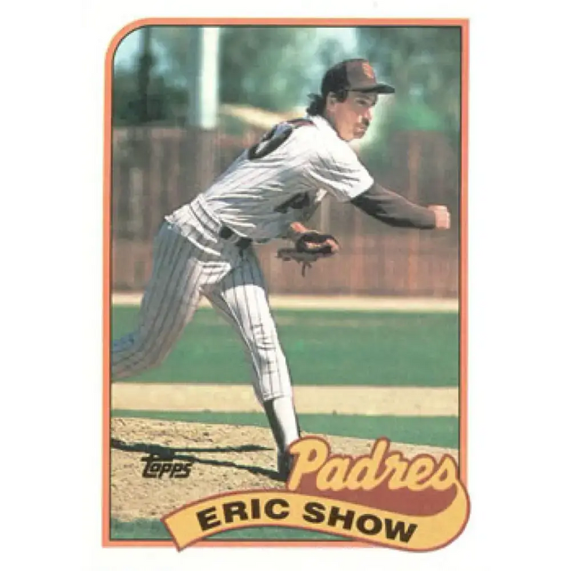 1989 Topps #427 Eric Show NM-MT San Diego Padres Baseball Card - Baseball Card Single