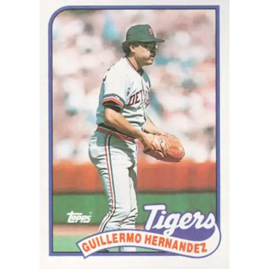 1989 Topps #43 Guillermo Hernandez NM-MT Detroit Tigers Baseball Card - Baseball Card Single