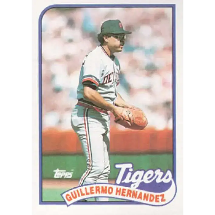 1989 Topps #43 Guillermo Hernandez NM-MT Detroit Tigers Baseball Card - Baseball Card Single