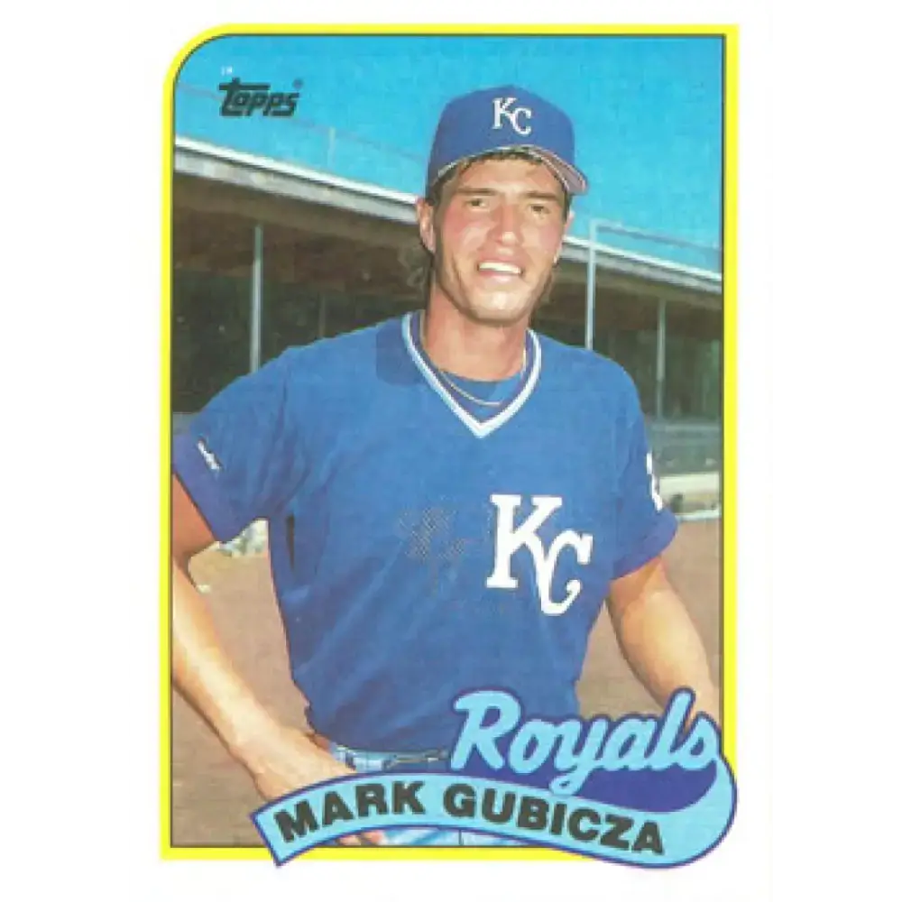 1989 Topps #430 Mark Gubicza NM-MT Kansas City Royals Baseball Card - Baseball Card Single