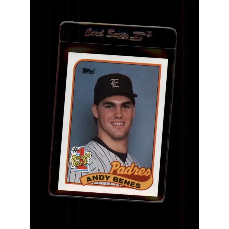 1989 Topps #437 Andy Benes NM-MT RC Rookie San Diego Padres Baseball Card - Baseball Card Single