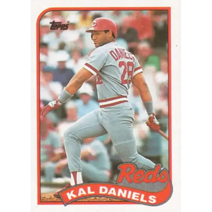 1989 Topps #45 Kal Daniels NM-MT Cincinnati Reds Baseball Card - Baseball Card Single