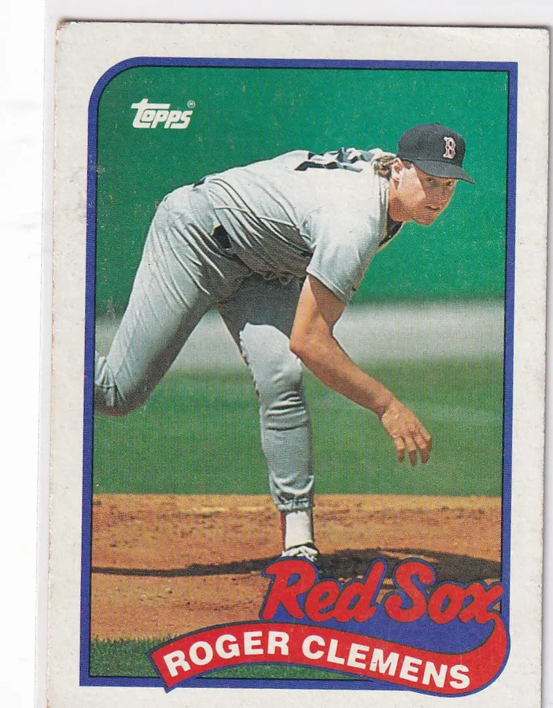 1989 TOPPS #450 ROGER CLEMENS- BOSTON RED SOX - Baseball Card Single