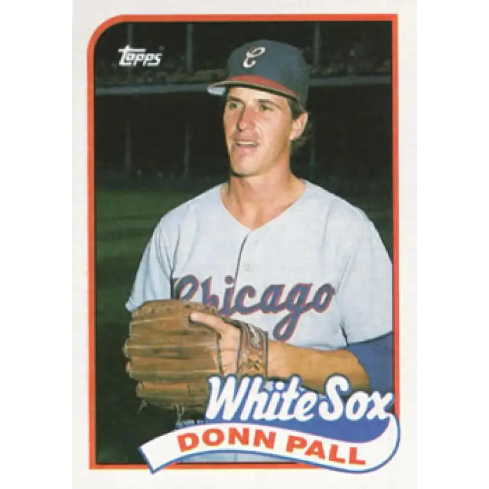 1989 Topps #458 Donn Pall NM-MT RC Rookie Chicago White Sox Baseball Card - Baseball Card Single