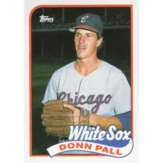 1989 Topps #458 Donn Pall NM-MT RC Rookie Chicago White Sox Baseball Card - Baseball Card Single