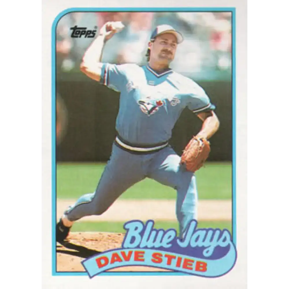 1989 Topps #460 Dave Stieb NM-MT Toronto Blue Jays Baseball Card - Baseball Card Single
