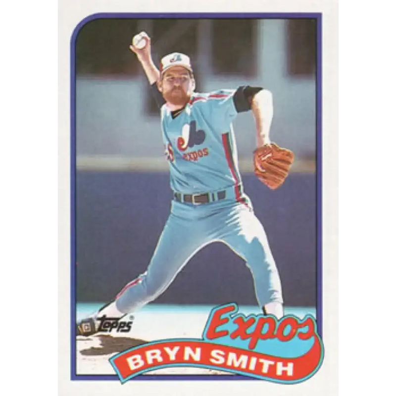 1989 Topps #464 Bryn Smith NM-MT Montreal Expos Baseball Card - Baseball Card Single