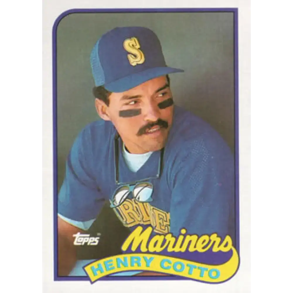 1989 Topps #468 Henry Cotto NM-MT Seattle Mariners Baseball Card - Baseball Card Single