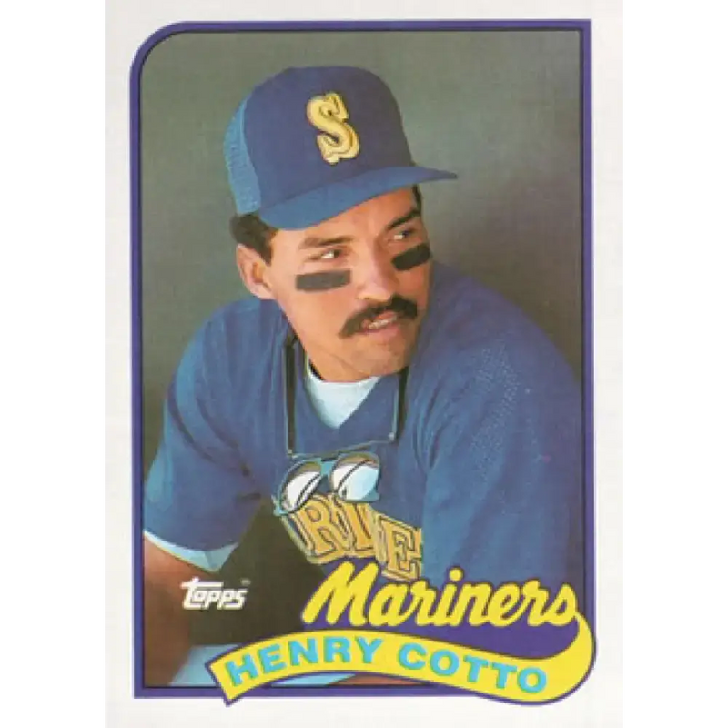 1989 Topps #468 Henry Cotto NM-MT Seattle Mariners Baseball Card - Baseball Card Single