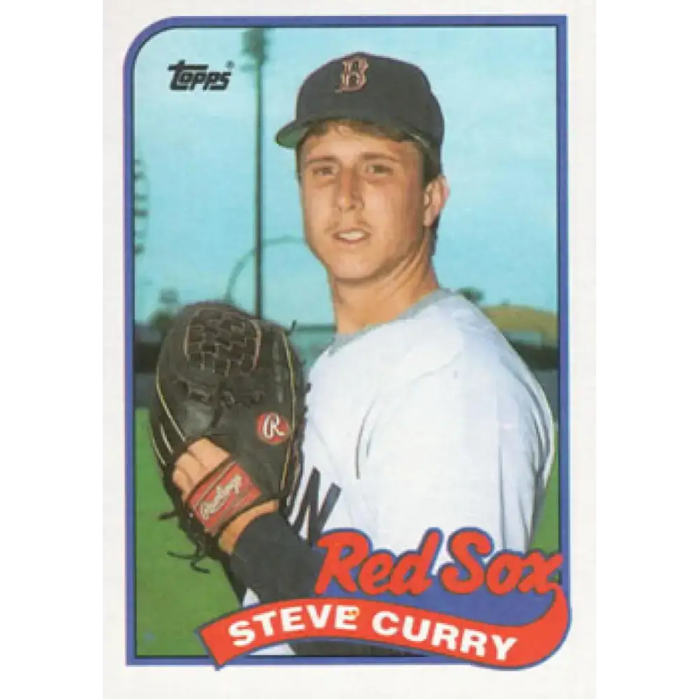 1989 Topps #471 Steve Curry NM-MT RC Rookie Boston Red Sox Baseball Card - Baseball Card Single