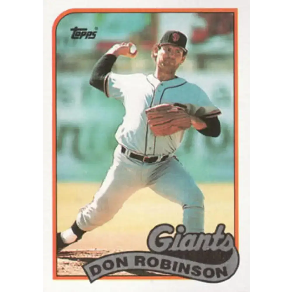 1989 Topps #473 Don Robinson NM-MT San Francisco Giants Baseball Card - Baseball Card Single