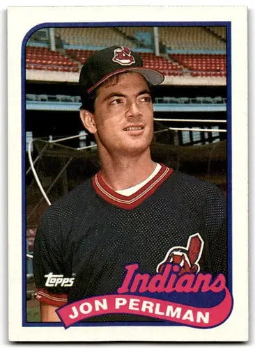 Original gloss of Jon Perlman baseball card from 1989 Topps #476 featuring Simply Sandoval ID 43652