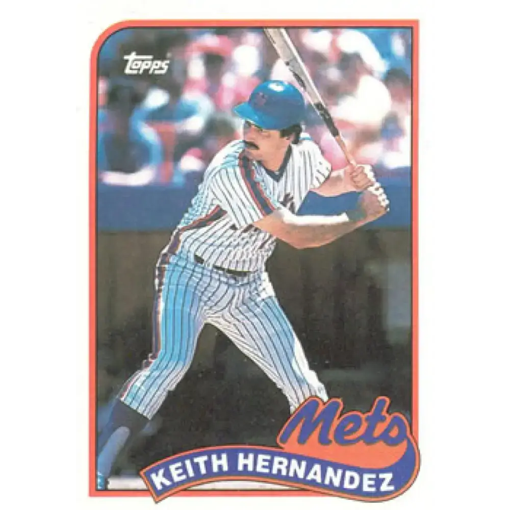 1989 Topps #480 Keith Hernandez NM-MT New York Mets Baseball Card - Baseball Card Single