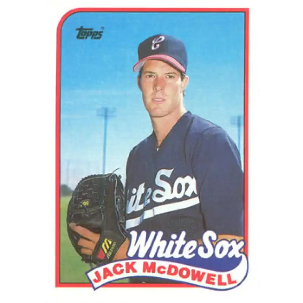 1989 Topps #486 Jack McDowell NM-MT Chicago White Sox Baseball Card - Baseball Card Single