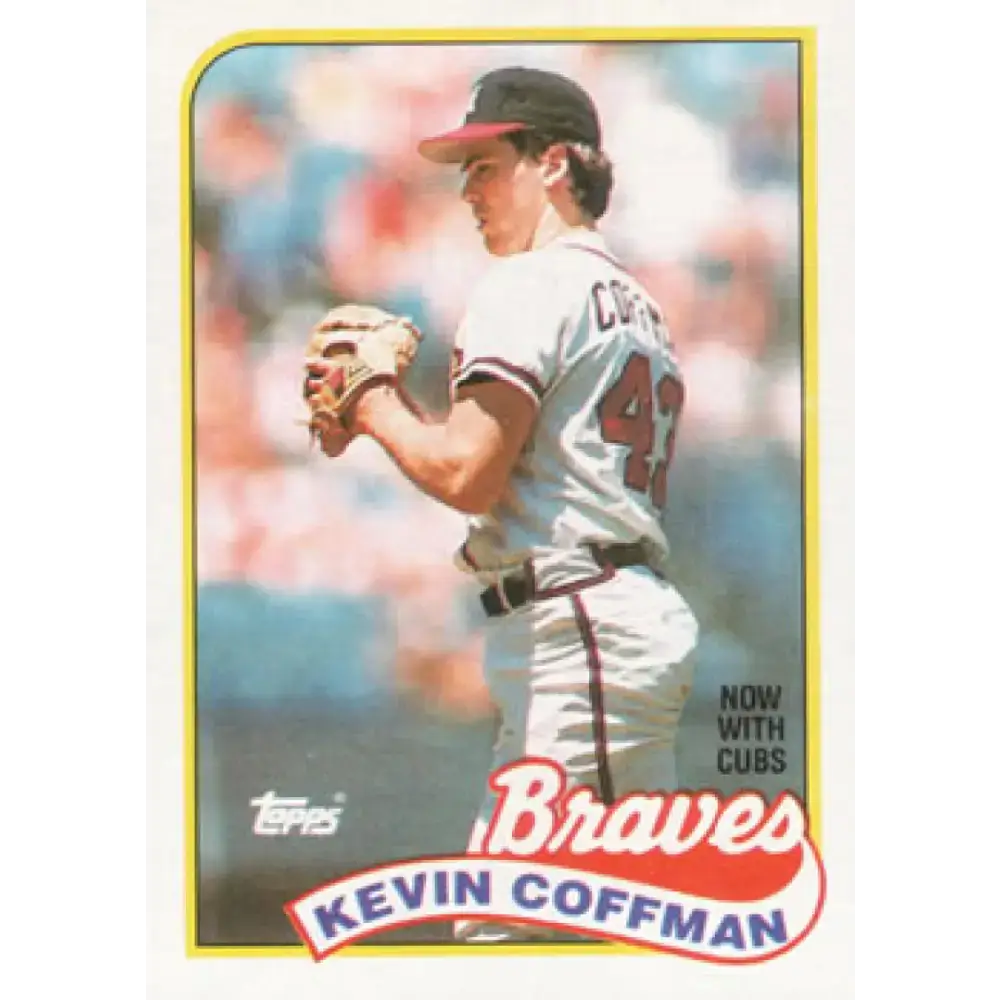 1989 Topps #488 Kevin Coffman NM-MT Chicago Cubs Baseball Card - Baseball Card Single