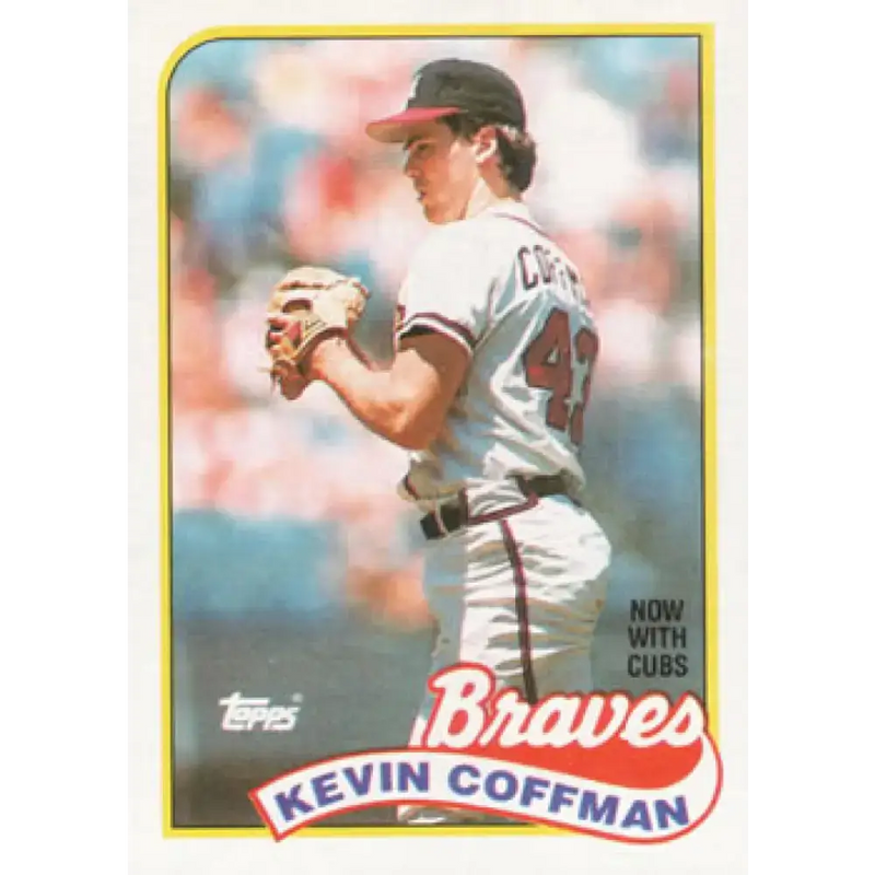1989 Topps #488 Kevin Coffman NM-MT Chicago Cubs Baseball Card - Baseball Card Single